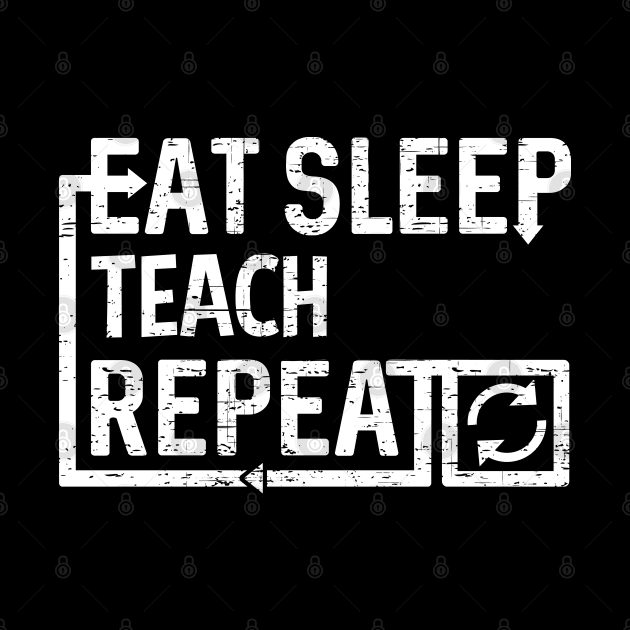 Eat Sleep Teach by Flippin' Sweet Gear