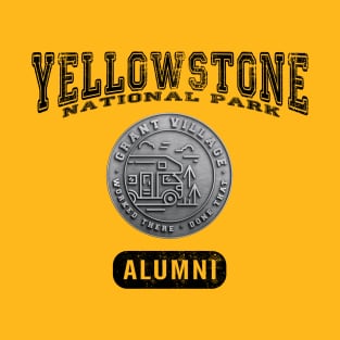 Grant Village Alumni Yellowstone National Park (for light items) T-Shirt