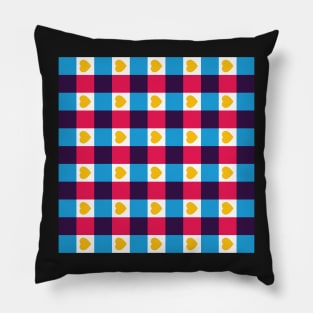 Poly Pride Flag (New Colors) - Minimalist - Pattern Pillow