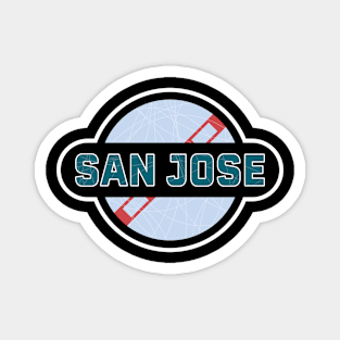 San Jose Sharks Hockey Magnet