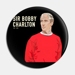 Sir Bobby Charlton Tribute to Pin