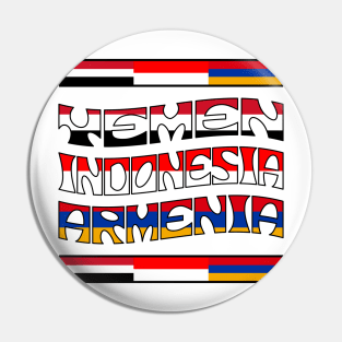 Asia | Yemen, Indonesia, Armenia Pin