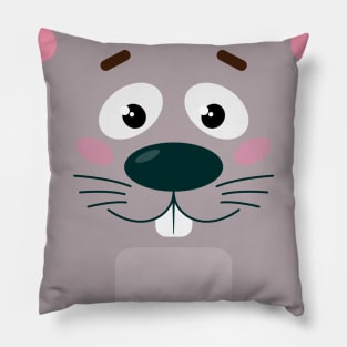 Mr Square Rat Pillow