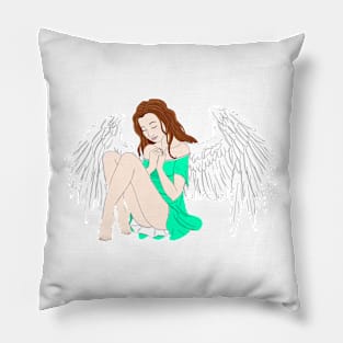 Peaceful Angel Pillow