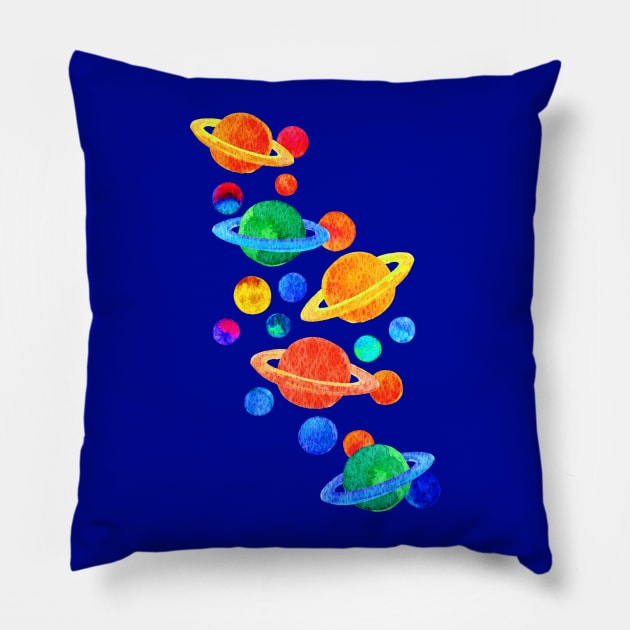 Galactic Gumballs Pillow by PerrinLeFeuvre