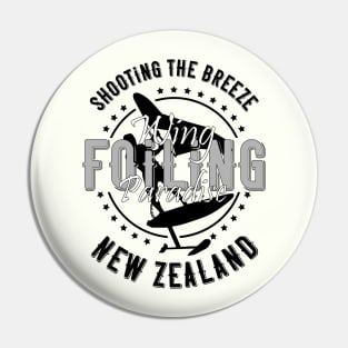 Wing Foiling Paradise New Zealand Pin