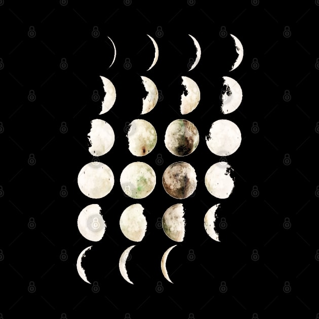 moon phases by Lamink