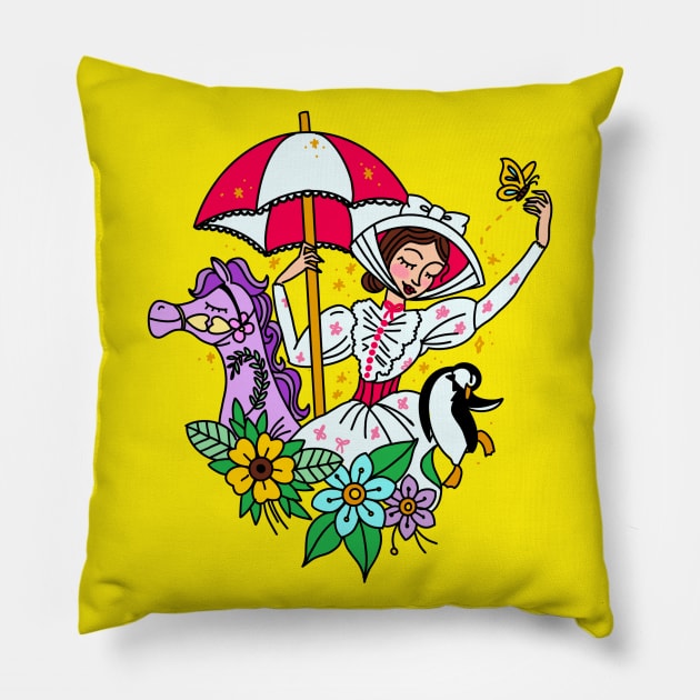 Supercalifragilisticexpialidocious Pillow by AngelicaRaquid