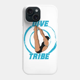 Womens Diving Dive Tribe Springboard Platform Diver Phone Case