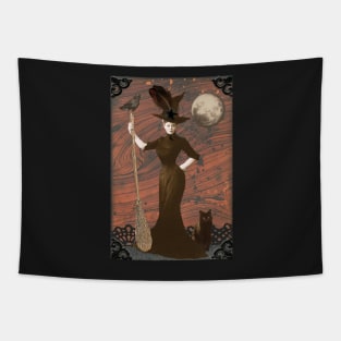 Clean Sweep Witch Tapestry