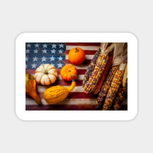 American Autumn Still Life Magnet