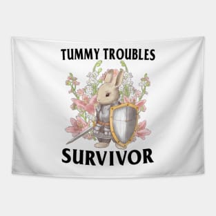 Tummy Troubles Survivor Funny Sarcastic Tapestry