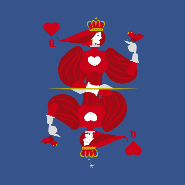 Queen of hearts by osvaldocasanova