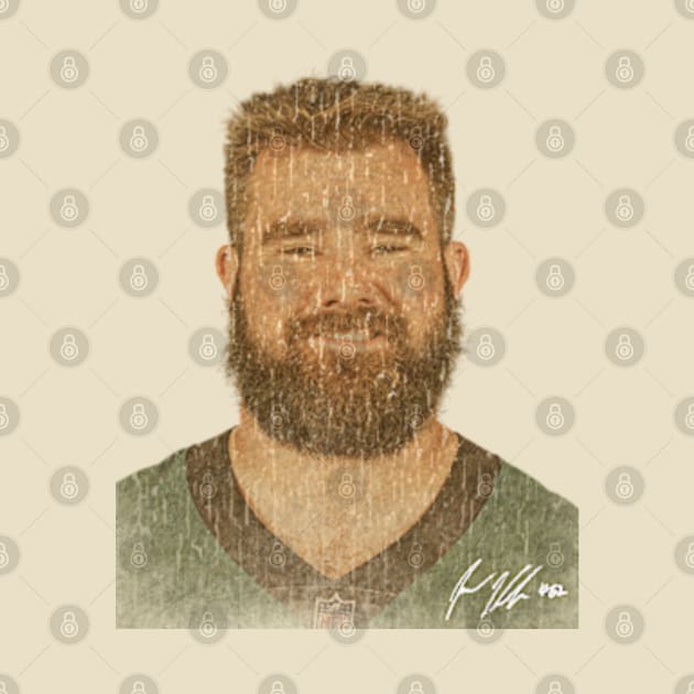 Jason Kelce Vintage by Teling Balak