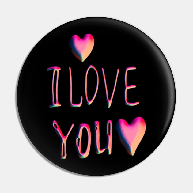 I Love you Pin by richercollections