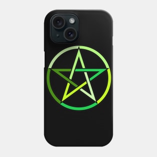 Green Pentagram Pentacle Phone Case