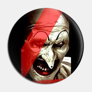 Scary Spooky Art The Clown Pin