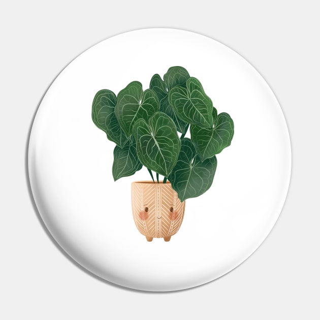 Cute Plant Illustration,  Anthurium Magnificum Pin by gusstvaraonica