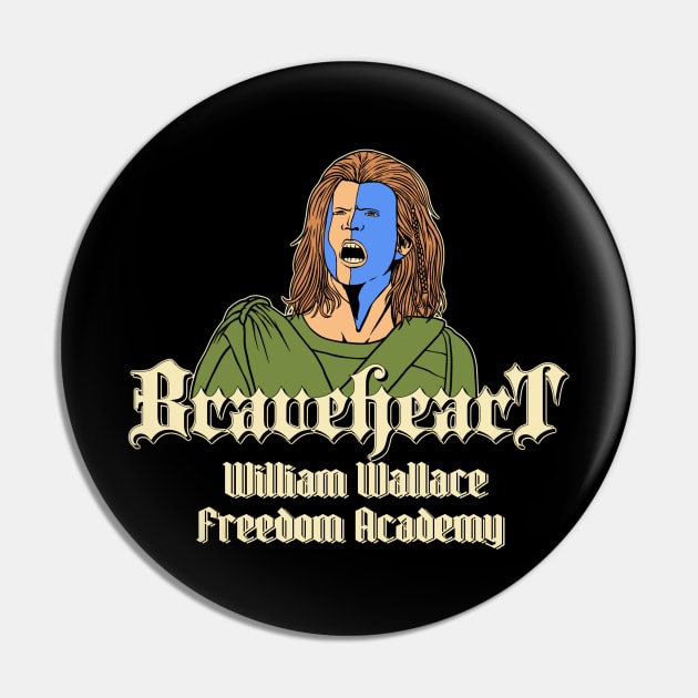 Braveheart William Wallace Freedom Academy Pin by notajellyfan