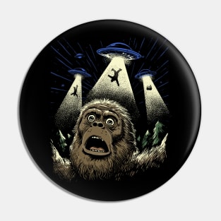 Sasquatch Surprise Abduction Pin