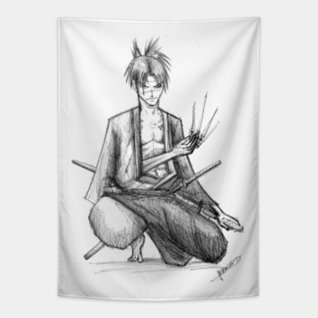 Get Wallpaper Manji The Blade Of The Immortal Samurai Arazzo Teepublic It Desktop Wallpaper