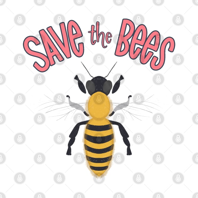 save the bees by Violet Poppy Design