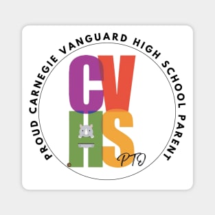 CVHS PTO PROUD PARENT LOGO ON WHITE Magnet