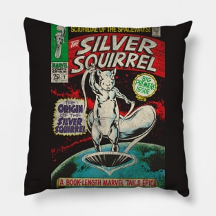 Silver squirrel 1 Pillow