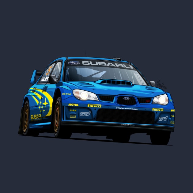 Subaru Impreza S12B WRC by Mario Ramos Rally Art