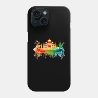 Taj Mahal paint art design Phone Case