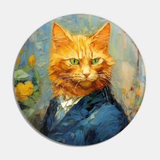 Van Gogh's cat Pin