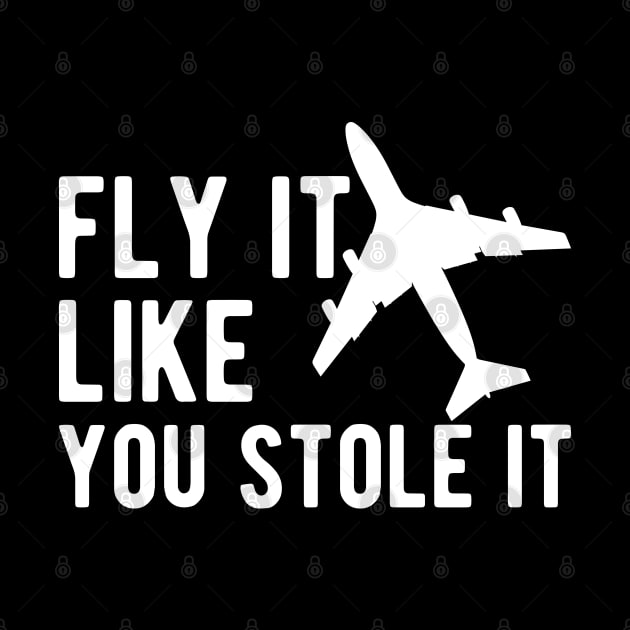 Airplane Pilot - Fly it Like You Stole It by KC Happy Shop