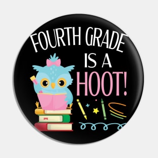 Owl Students Teachers And Books Fourth Grade Is A Hoot School Back To School Pin