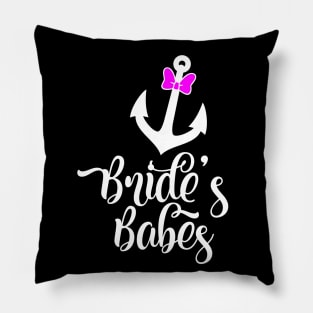 Bride Babes Anchor Pillow