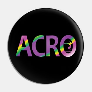 Rainbow Acro Pin