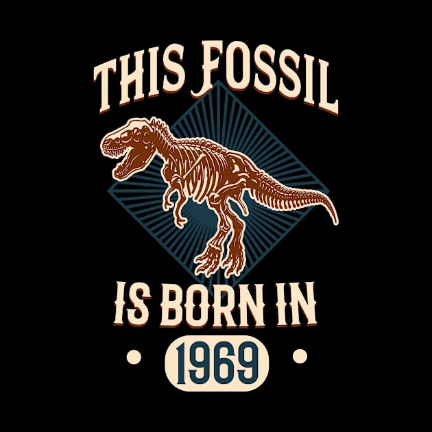 Fossil T-Rex Funny Birthday Gifts by Foxxy Merch