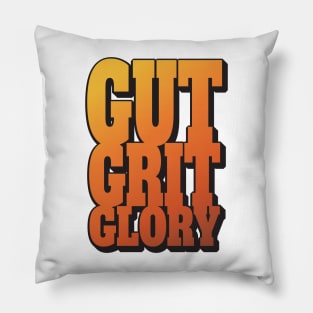 Gut Grit Glory (Retro Sunset) : EYECHO Pillow