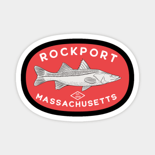 Rockport Massachusetts Fishing Magnet