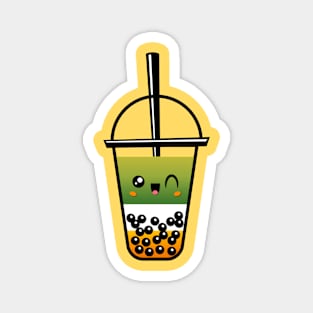 Mango Matcha Latte Magnet