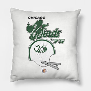 Distressed Chicago Winds Helmet Pillow