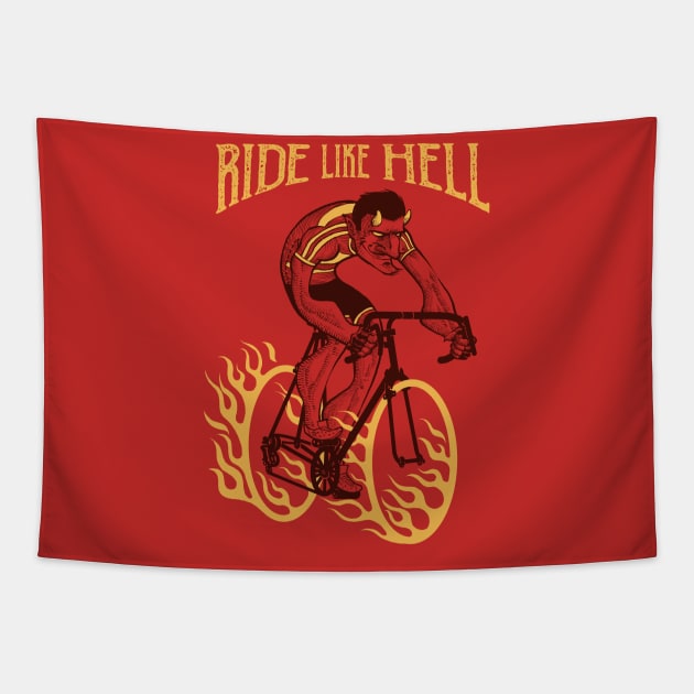 Ride like Hell Tapestry by spike00