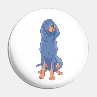 Black and Tan Coonhound Pin