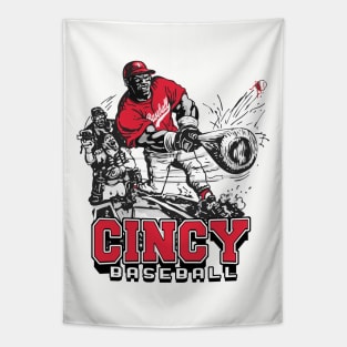 Cincy Big Stick Baseball Tapestry