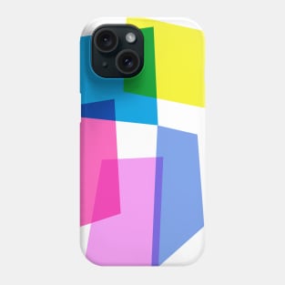 Vibrant Retro Colorful Geometric Shapes Phone Case