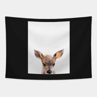 Baby deer print, Nursery, Animal, Kids room, Minimalist, Modern art, Wall art Tapestry