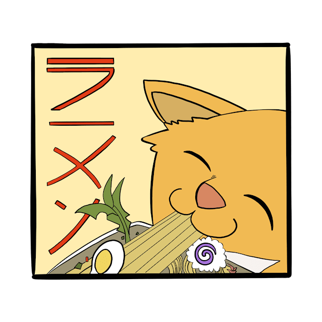 Ramen Cat Returns by CarlComics