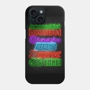 Neon Car Sponsors Phone Case