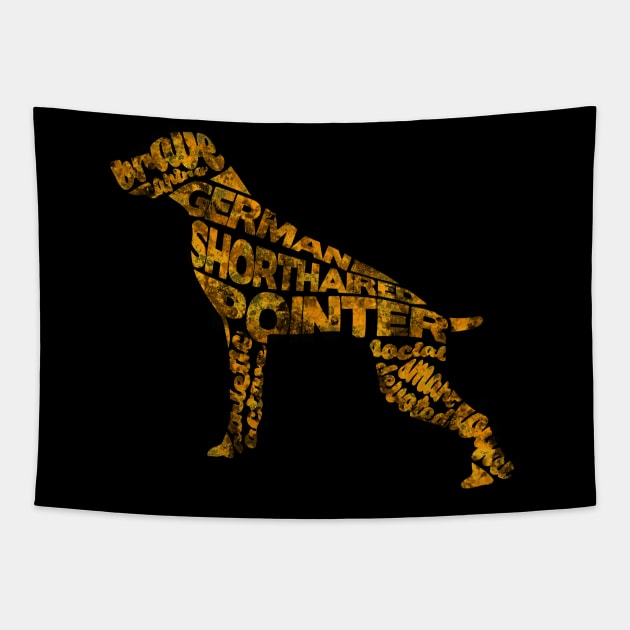 German Shorthaired Pointer Tapestry by inspirowl