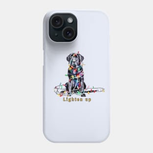 Lighten up Black Labrador Phone Case