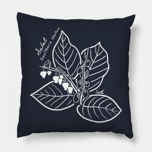 Salal line art Pillow